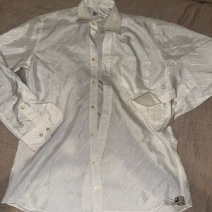 Pegasus White Collared Shirt